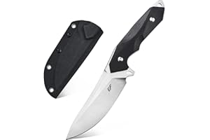 Eafengrow EF122 Fixed Blade Knife D2 Steel Blade G10 Handle Pocket Knives Fixed Knife, Survival, Outdoor Camping Survival Tool Knives, Kydex Sheaths