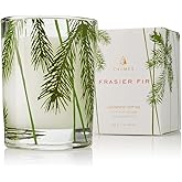 Thymes Frasier Fir Pine Needle Candle – Holiday Candles for Home Scented with Notes of Crisp Siberian Fir, Cedarwood & Sandalwood – Christmas Decor – Christmas Gifts for Women & Men (2 oz)