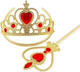 Vicloon Princess Ice Queen Costume Accessories Set of 5 for Kids view 3