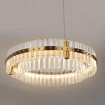 Lámpara de araña fácil de instalar Oro Moderna Sala de estar