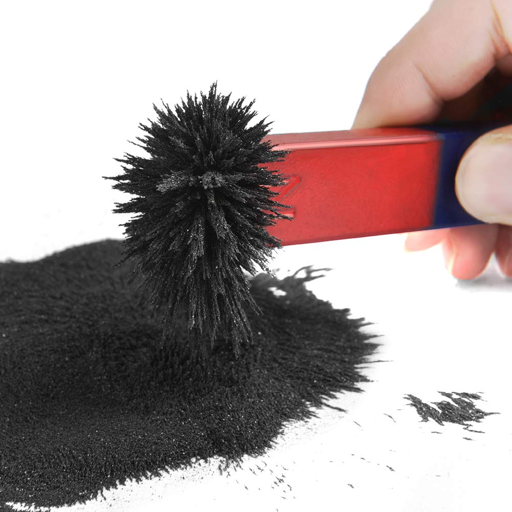 SPACECARE Magnetic Sand Iron Filings Iron Powder Filings Magnetic Power for Magnet Education and School Projects, Storage (12 Ounces) with Shaker Lid, 1 Pack Iron Oxide Powder Shavings for Science