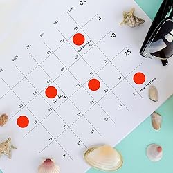 1400 PCS Red Dot Stickers Round Coding Labels