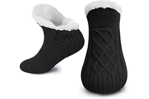 VIMIWINI Fluffy Fuzzy Warm Slipper Socks for Women Men Thick Fleece Lined Non-Slip Socks Indoor Floor Christmas Gifts for women Winter super Soft Warm Cozy Grip Socks
