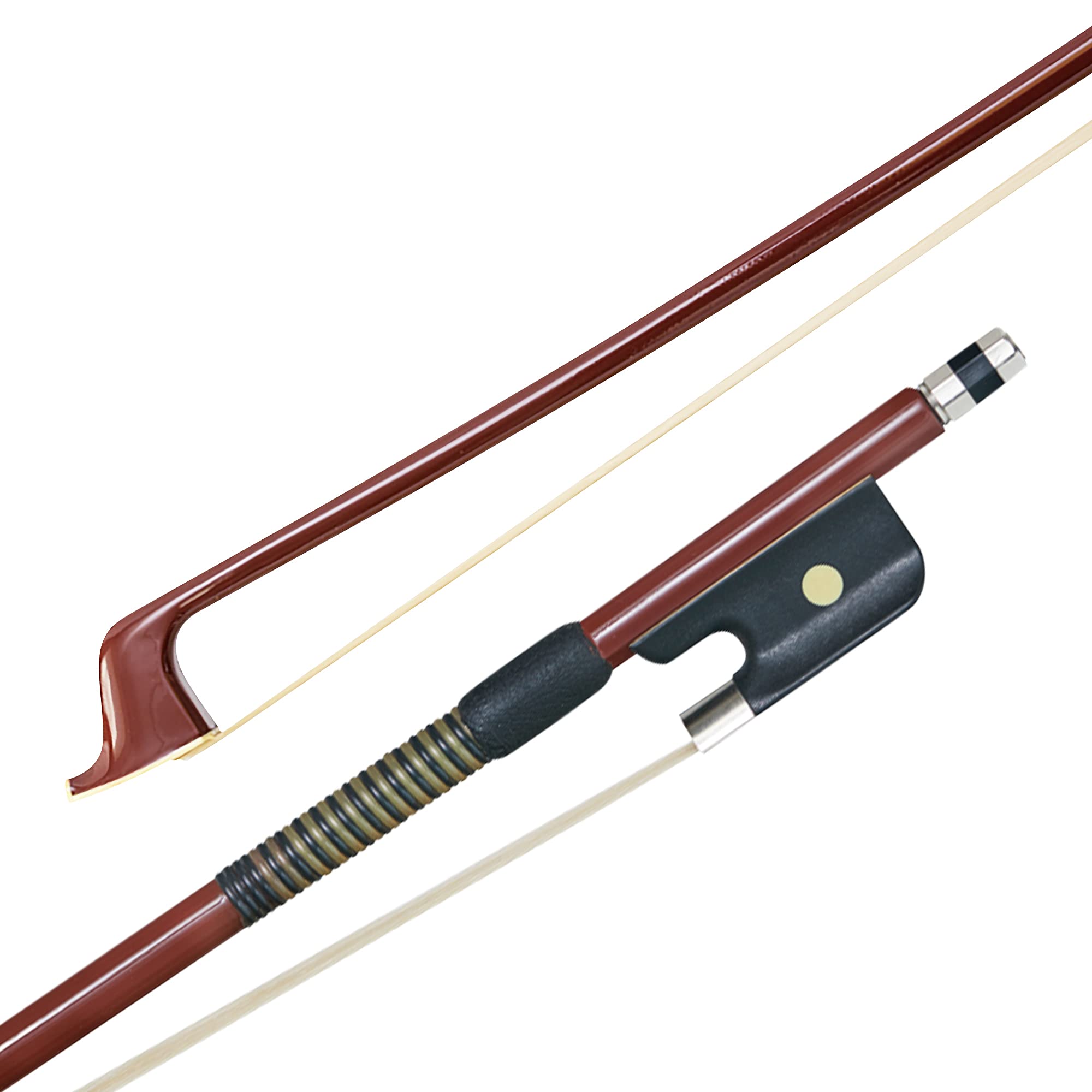 P&H Fibreglass Cello Bow 1/4, Lightweight Durable Bow Made with Natural White Horsehair, Great for Cello Students, Beginners and Teachers