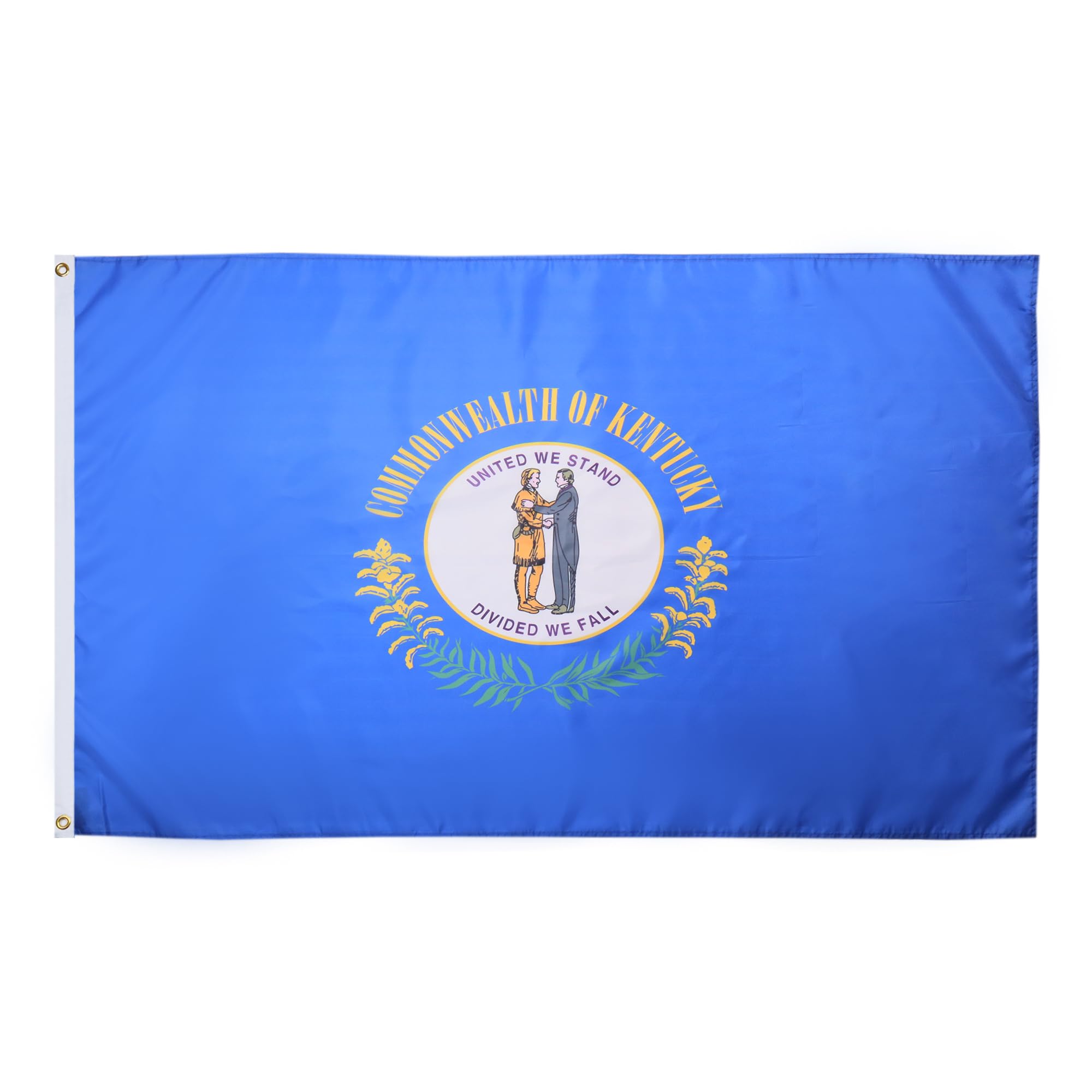 AZ FLAG - Kentucky Flag - 3x5 Ft - 100D Polyester Us State Of Kentucky Banner with Two Metal Grommets - Fade Resistant - Vivid Colors - 3' x 5' Feet - 150x90 Cm — image 1