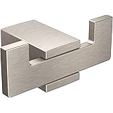 Moen Kyvos Brushed Nickel Double Modern Robe Hook, BP3703BN