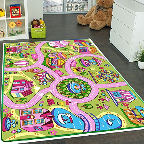 kids rug with roads