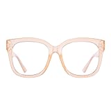JIM HALO Oversized Blue Light Glasses for Women