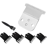 Replacement T-Blade Set for Andis D7/D8, Silver | Steel Blade,Compatible with Andis SlimLine Pro Li D7/D8, Hair Clipper Trimmer