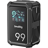 SMALLRIG V Mount Battery, 99Wh / 6800mAh Dual D-TAP V Mount Battery, 100W Output 2H Full Charge, with USB-C, DC Ports, APP Co