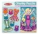 Melissa & Doug Mermaid Dress-Up Wooden Chunky Puzzle (9 pcs)