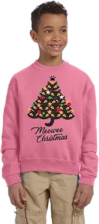 pink christmas sweatshirt
