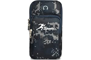 Sports Arm Bag, Universal Unisex Armbands Bounce Gym Armbands Phone Holder Pouch Case with Earphone Hole for Apple iPhone, Sa