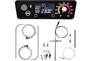 TBGREPTS Digital W/LCD Display Control Board Replacement Parts Kit Compatible with Pit Boss Pellet Grill Smoker Austin XL,Tailgater,Classic, Include Meat Probe, Temperure Sensor Probe, and Igniter Hot Rod