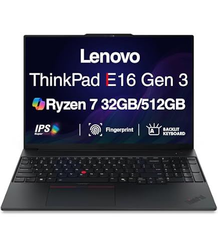 極美品 ThinkPad E16 Ryzen5 7530U 16GB 256GB Amazon.com: Lenovo Thinkpad E16 Business Laptop 16.0