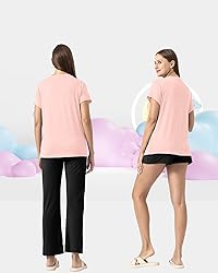 Rnxrbb 3 Piece Postpartum Nursing Pajamas Set