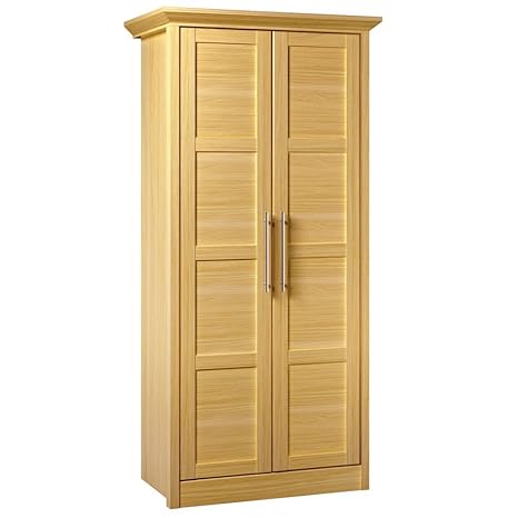 Kingstown Serena Oak 2 Door Wardrobe Amazon Co Uk Kitchen Home