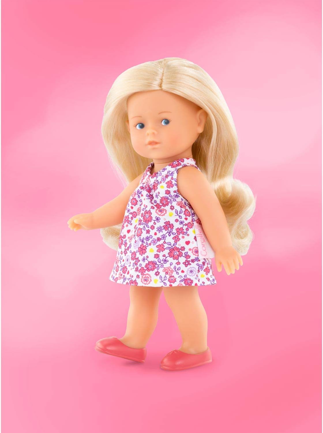 Corolle 9000240010 - Les Trendies Mini Corolline Rosy Blonde 20 cm French Doll with Charm and Vanilla Fragrance - Image 5