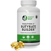 Healthy Gut Tributyrin-X | Bioavailable Butyrate Supplement | 90 Servings | Bioavailable Butyrate Supplement for Gut Health &amp; Leaky Gut Support, 99% Pure w/Zero Odor