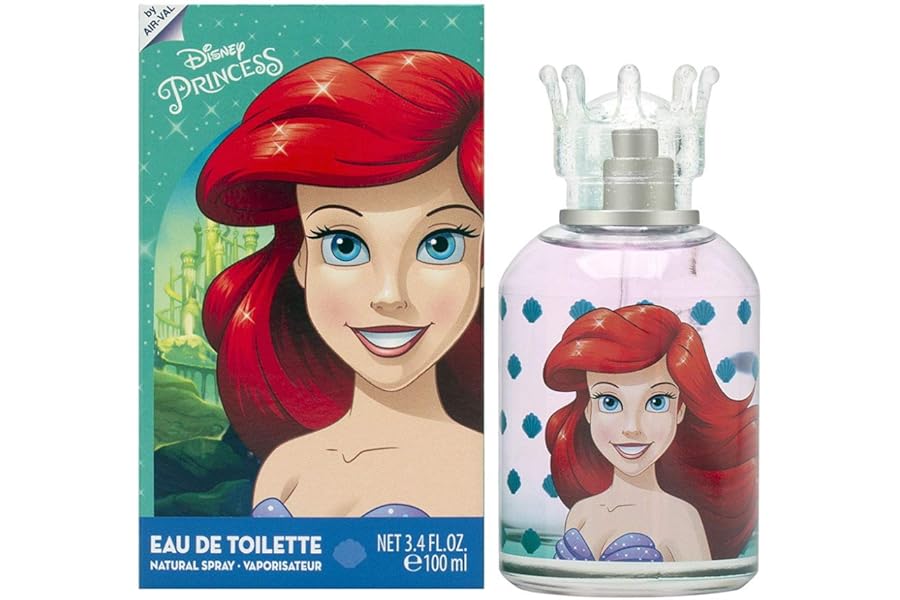 Disney Princess Ariel Eau De Toilette Spray For Girl 3.4 Ounce