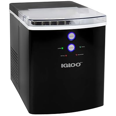 Igloo Large-Capacity Portable Countertop Ice Maker, 33 lbs/24 hrs