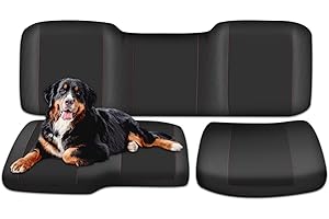 BORDAN UTV Waterproof Seat Cover for 2017-2021 Polaris Ranger XP 1000/2020-2025 Polaris Ranger 1000, Heavy Duty 1680D Seat Covers for UTV Polaris Full Protection Outdoor (3 PCS)