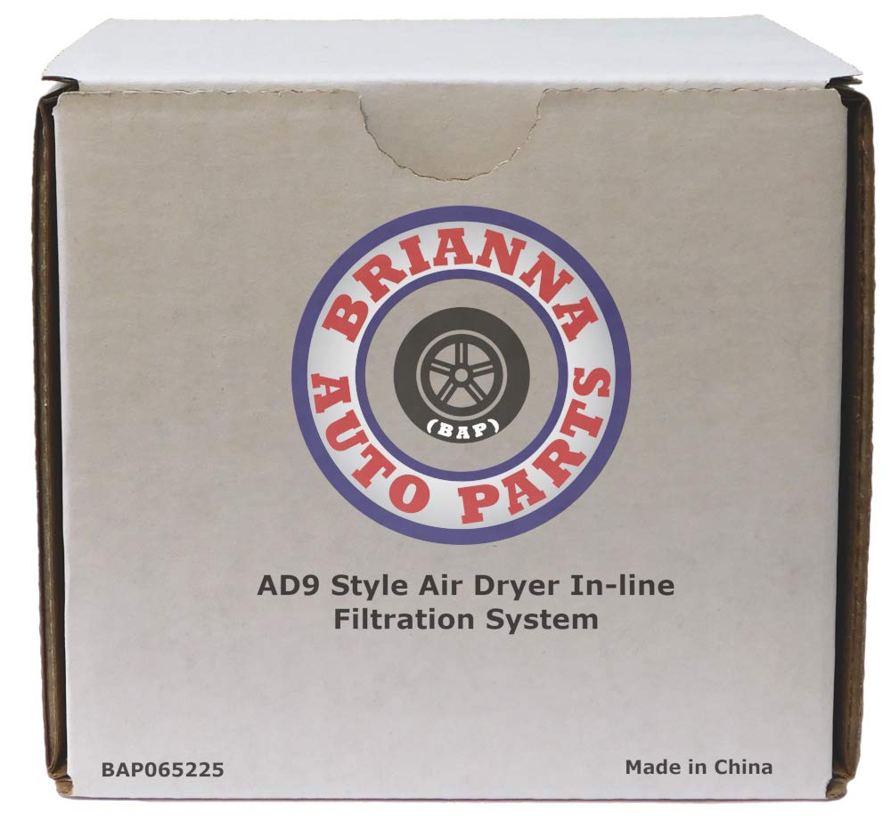 AD9 Style Air Dryer Inline Filtration System With Pigtail, Mounting