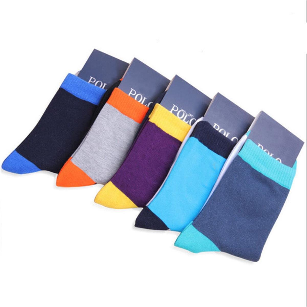 LONGQI Chaussettes de Bateau pour Homme Faible Couper Solide Coton antidérapant Courte Tube Chaussettes de Sport