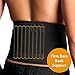 Bracoo Back Brace, Abdominal Support Belt for Strains, Sprains and Pain Relief - Adjustable Straps, Lightweight & Flexible, BS30, Large/XLarge