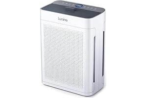Air Purifiers for Home Large Room up to 3000sq.ft, LUNINO HEPA Double-Sided Air Purifier with Washable Filter, PM 2.5 Display Air Quality Sensors, Air Cleaner for Pets Hair, Odor, Dust, Smoke, Pollen