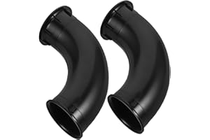 TOBBOMEY 2pcs Ported Subwoofer Enclosures Speaker Cabinet Vent Subwoofer Port Tube Hideaway Black