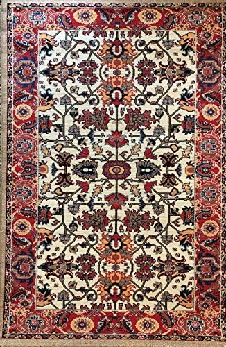 Classic Kilim Mahot Patterned Hearth Rug, Carpet For Home/Office (150x225 cm)