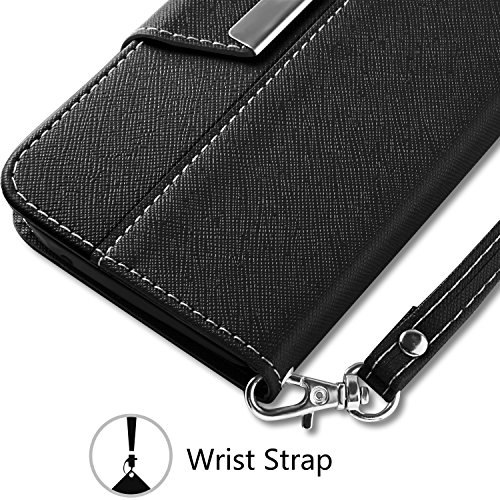 image for Galaxy S7 Edge Case - Vakoo [Book Style] Premium-PU Leather Wallet Fol