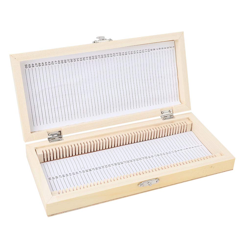 Microscope Slide Box Case Biology Slide Storage Set Biological for Basic Science for Education
