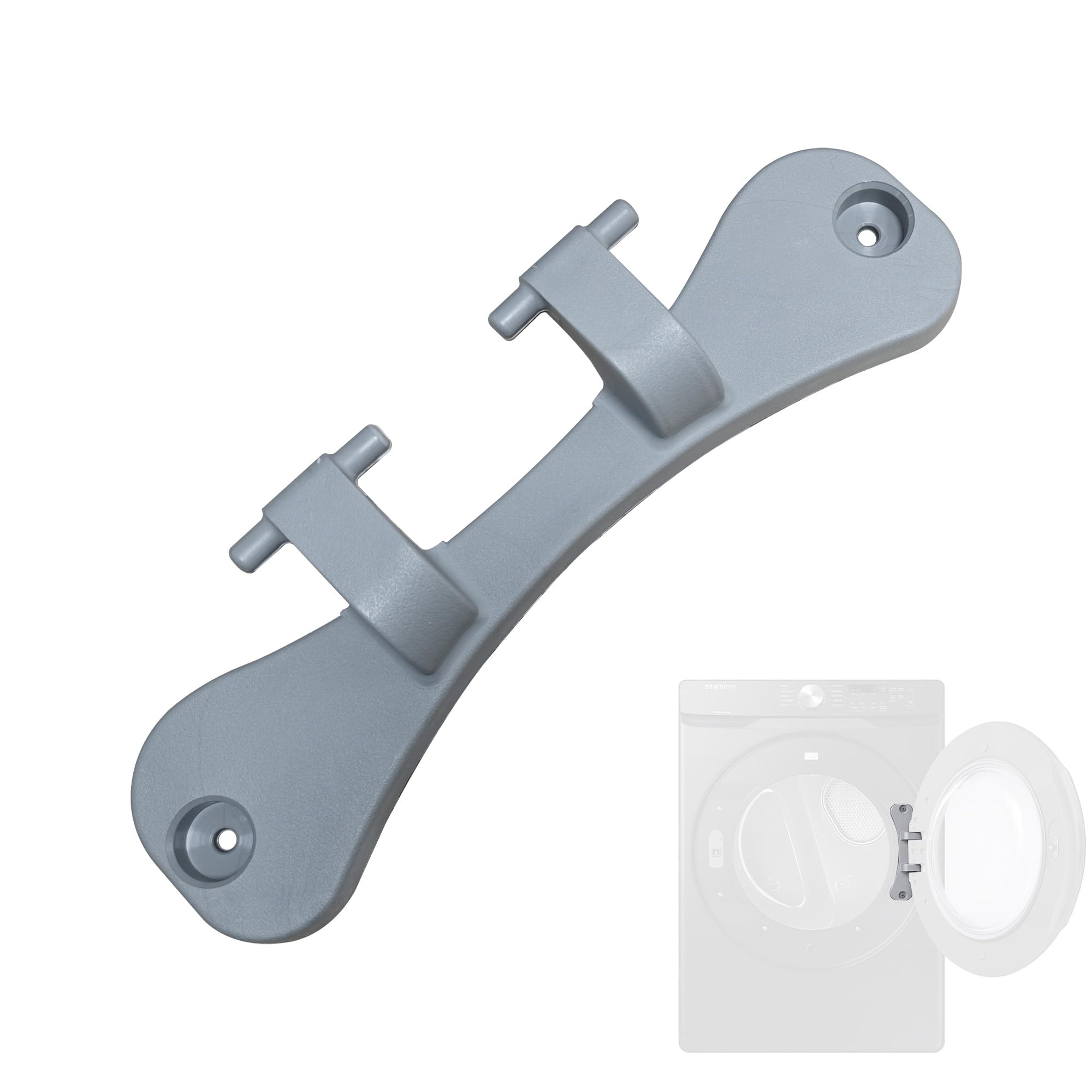 Photo 1 of DC61-03203A Washer Door Hinge Compatible with Some Samsung Washing Machines Replace AP5799428 3991079 DC61-02640A PS8763581