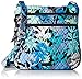Vera Bradley Women's Cotton Triple Zip Hipster Crossbody Purse, Camofloral, One Size