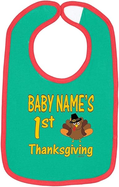 1st thanksgiving bib