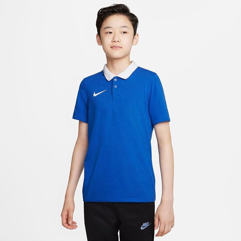 Unisex Kids Polo Y NK DF Park20 Polo SS, Royal Blue/White/White, CW6935-463, M