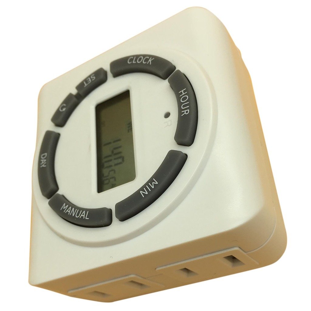 DEWENWILS Digital Indoor Light Timer for Electrical Outlets, 7 Day
