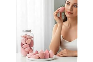 14PCS Makeup Sponge Set, Triangular Puffs x4 + Finger Puffs x3 + Teardrop-Shaped x3 + Makeup Sponges x4, Soft Make Up Sponges