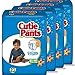 Cuties Boys 3T/4T Refastenable Potty Training Pants, Hypoallergenic with Skin Smart, 92 Count White