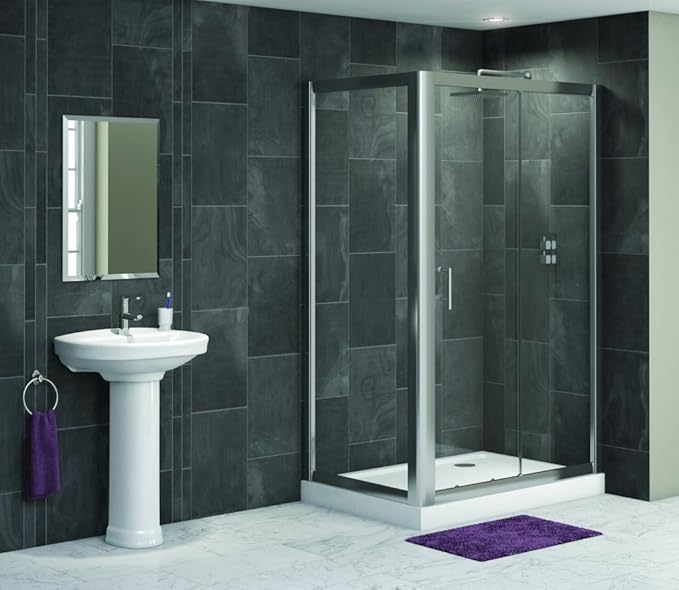 SP Aber Chrome Sliding Door 1700mm Amazon.co.uk DIY & Tools