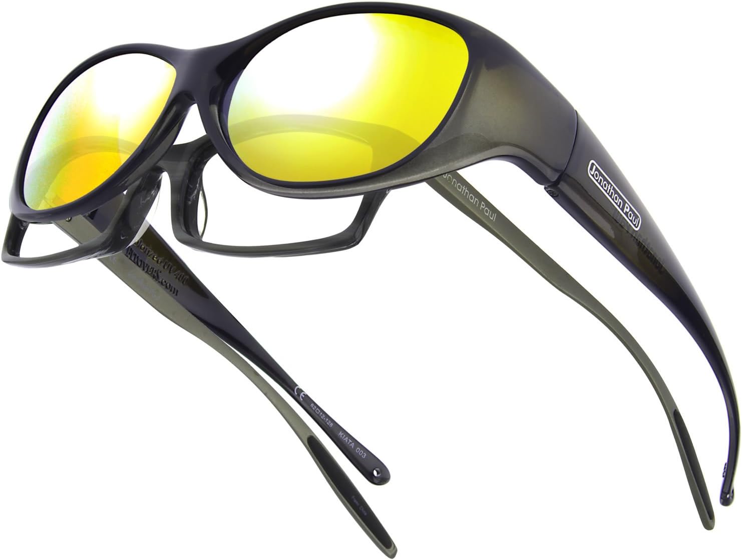 Jonathan Paul FitoversKiata JP Fitovers - Olive Charcoal - Gold Mirror Lens (KA003YM)