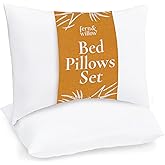 Fern and Willow King Size Bed Pillows - Set of 2, 36"x20" - Luxurious Ultra-Soft Cooling Pillow - Hotel Quality, Down Alternative Fill - Ideal Gift for Side, Back & Stomach Sleepers