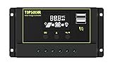 TOPSOLAR 20A 12V/24V PWM Solar Charger Controller