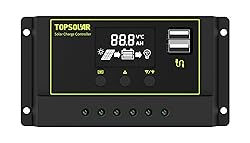 TOPSOLAR 20A 12V/24V PWM Solar Charger Controller