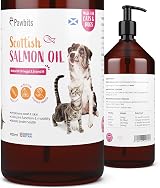 Pawbits 1 Litre Scottish Salmon Oil For Cats & Dogs - Omega 3+6+9