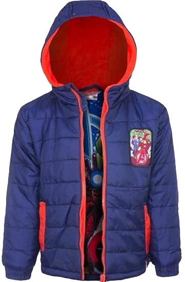 Marvel Avengers Jungen Jacke Parka Regenmantel