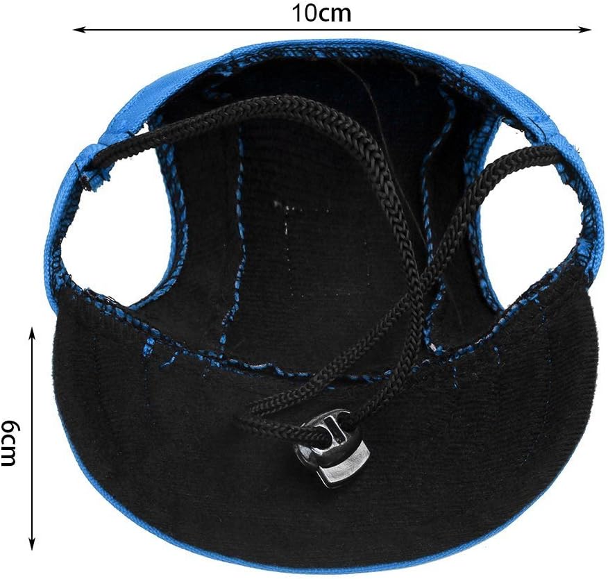 Pet Hats Summer Baseball Caps Dog Cat Visor Sports Hat cap Outdoors Sunbonnet Puppy Cat Hat Elastic Neck Strap Oxford Cap For Small Medium Dog Fat Sun Protect - Image 4