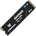 Predator M.2 SSD 4TB GM7000 with DRAM Cache NVMe 1.4 2280 PCIe Gen4×4 Ultra high Speed (Maximum Read: 7400MB/s, max Write: 6700MB/s) 3D NAND TLC Internal SSD Compatible with PS5 Pro - BL.9BWWR.107